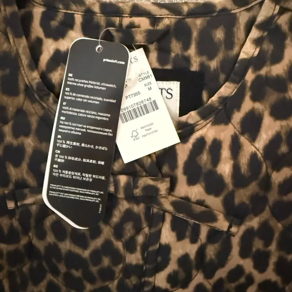 Crewcuts tan leopard print quilted vest - Picture 8 of 11